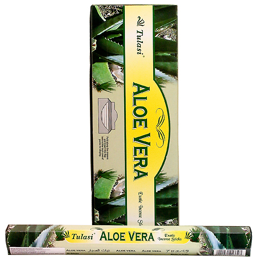 Благовоние Aloe Vera 6-ти TULASI гранник (Алое вера)