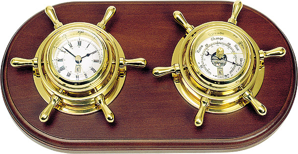 Часы и барометр "Штурвал" от Sea Power