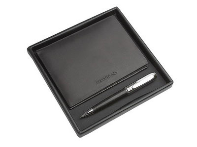 Подарочный набор (ручка, портмоне) от Cerruti