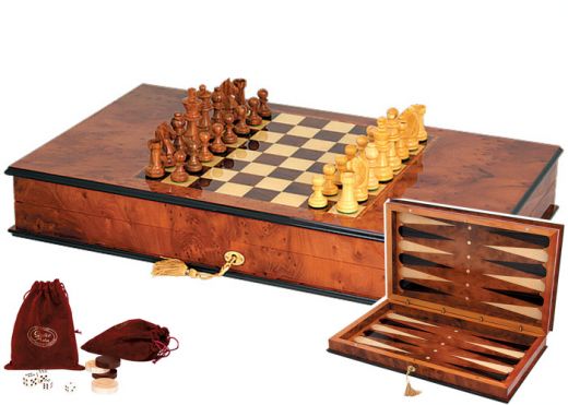 Подарочный набор (шахматы, нарды) от Giglio