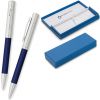 Шариковая ручка Franklin Covey Greenwich, Blue/Chrome