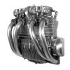 Скульптура-мотор "Full Frontal", 52x52 см