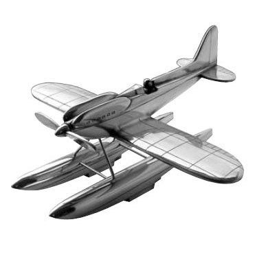 Скульптура-самолет "Supermarine S6 Schneider Cup", 46 см