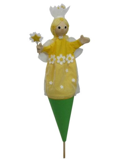 Кукла - марионетка "Цветочная фея, желтая"