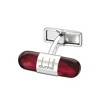 Запонки "CAPSULE RED RESIN" от Dunhill