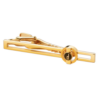 Зажим для галстука "Compressor" латунь, позолота, лак от Dunhill