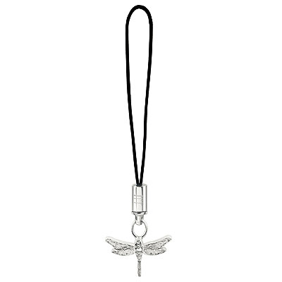 Брелок для мобильного телефона "Dragonfly" серебро от Dunhill