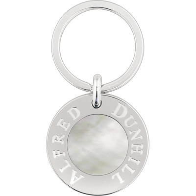 Брелок "Classic button" серебро/перламутр от Dunhill