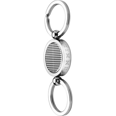 Брелок sentryman "Diamond pattern" латунь/платина от Dunhill