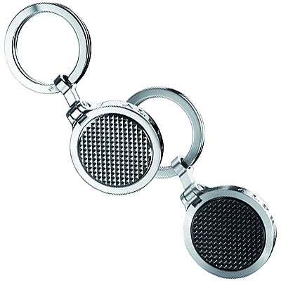 Брелок "Sentryman carbon" латунь/платина/карбон от Dunhill