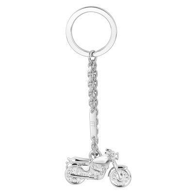 Брелок "Motorbike" серебро от Dunhill