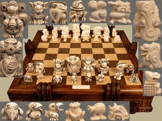 Шахматный набор "Битва тотемов"