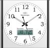 Кварцевые настенные часы с календарем и термометром RST