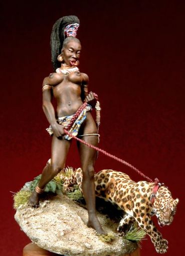 Эротическая миниатюра The Black Huntress