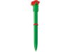 Ручка шариковая "Цветок" зеленая