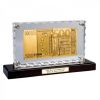 "Банкнота 500 Euro" в стекле Golden Group