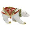 Миниатюрная новогодняя шкатулка Белый медведь