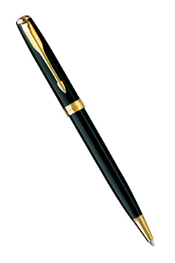 Шариковая ручка Parker Sonnet K530, LaqBlack GT