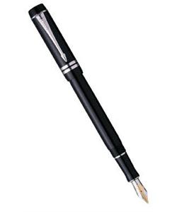 Перьевая ручка Parker Duofold F89, Black PT