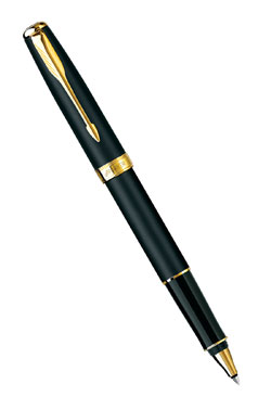 Ручка-роллер Parker Sonnet T528, MattBlack GT