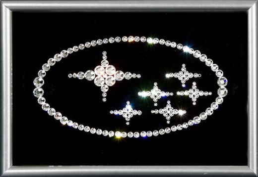 Картина с кристаллами Swarovski Subaru