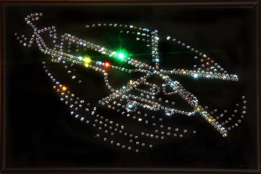 Картина с кристаллами Swarovski МИ-8