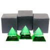 Сувенир Пирамида гороскоп зеленая 6 см хрусталь (12 шт в упак)