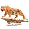 Сувенир Тигр 15 см фарфор цветной на скале