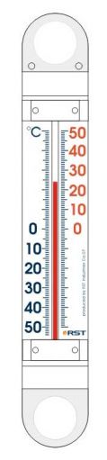 Tepмoмeтp oкoнный (спиртовой) нa липучкax RST