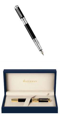 Перьевая ручка Waterman Elegance, Black/Silver