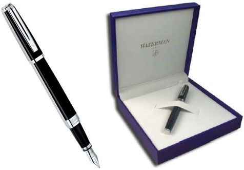 Перьевая ручка Waterman Exception Night & Day Platinum