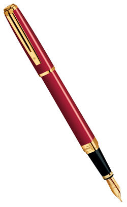 Перьевая ручка Waterman Exception, Slim Red GT