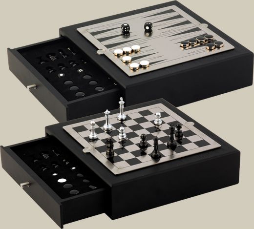 Подарочный набор (шахматы + шашки) Bradford