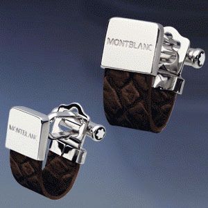 Запонки MontBlanc Silver