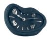 ЧАСЫ НАСТОЛЬНЫЕ придавленные Crazy Clock blue, slate ANTARTIDEE