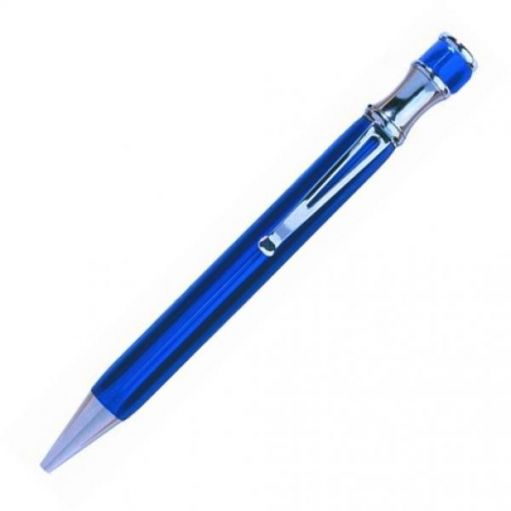 Ручка Трио шарик синий/хром