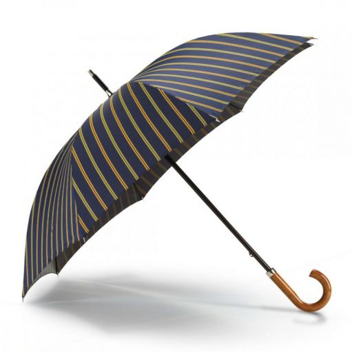 Зонт-трость мужской, с синей полосой Dalvey (Шотландия)