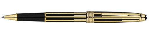 Роллер Montblanc Meisterstuck Solitaire Gold&Black