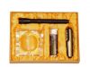 Подарочный набор (пепельница, зажигалка, фонарик, пероч.нож)