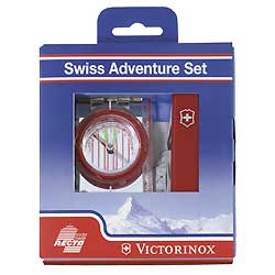 Набор «Swiss Adventure Set», красный, Victorinox