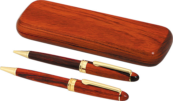 Подарочный набор (ручка+карандаш+футляр) от Woodmax