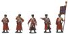 Набор миниатюр в деревянной шкатулке "Казаки" (5 фигур)