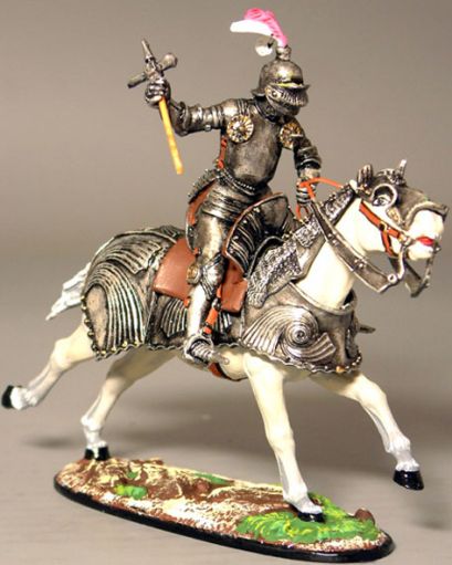 Миниатюра "Лорд Dacre на коне. 1513г."