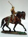 Миниатюра "Знаменосец лорда Dacre на коне.1513 г.С луком"