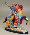 Миниатюра "Рыцарь на коне с топором XIII - XIV вв."