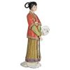 Кукла коллекционная "Китаянка с веером в красном" 32 см.