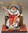 Оловянная модель "Наполеон в коронационном костюме, на троне"