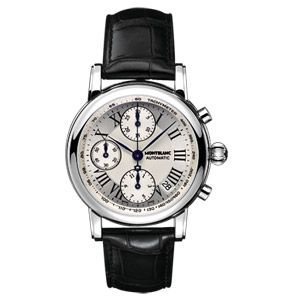 Часы Montblanc Star Steel XL Chronograph Automatic Platinum