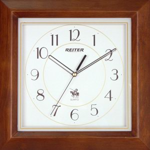 Интерьерные настенные часы с плавным ходом Reiter